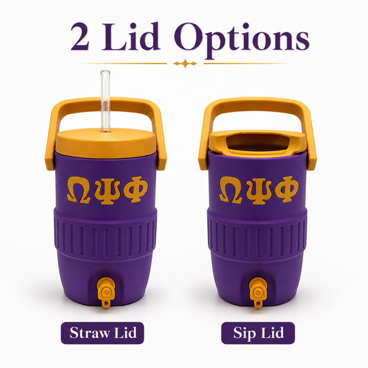 Omega Psi Phi Mini Cooler Can Holder 12oz