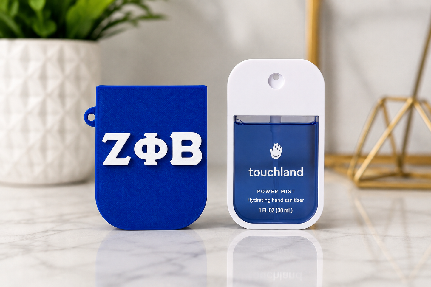 Zeta Phi Beta Touchland Case | ZΦB Hand Sanitizer Holder