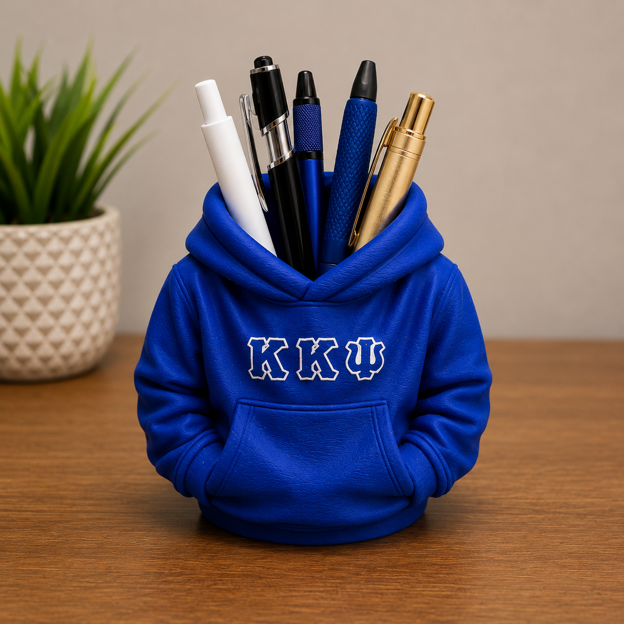 Kappa Kappa Psi (KKΨ) Hoodie Pen Holder | 3D Printed Desk Organizer